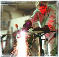 russ cutting metal